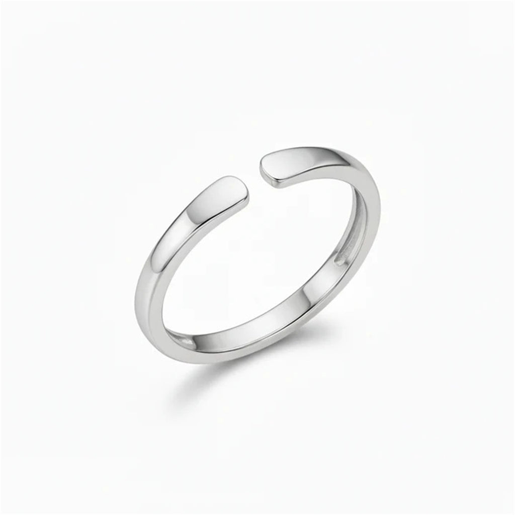 Adjustable Engraved Stainless Steel Ring