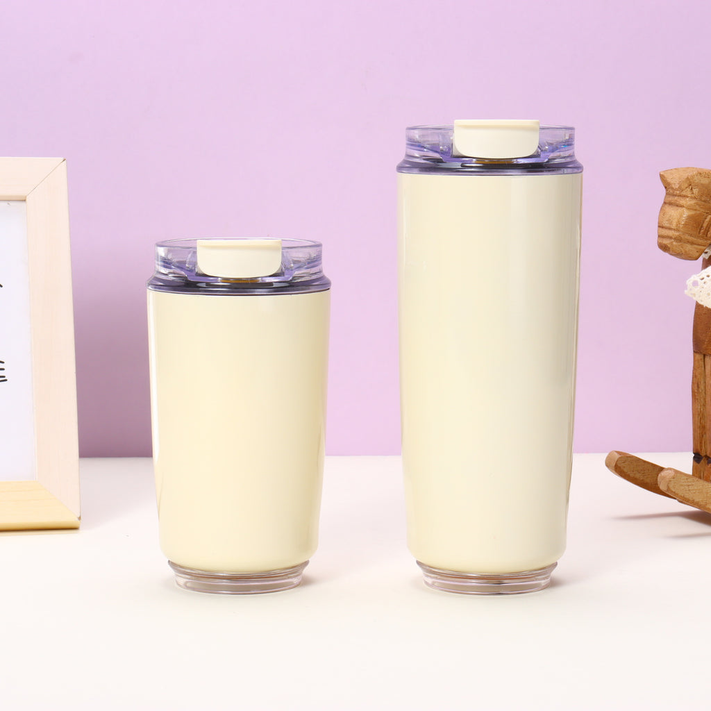 Coffee Mug, Double-walled 304 Stainless Steel Thermos, Creative And Portable For Car Use